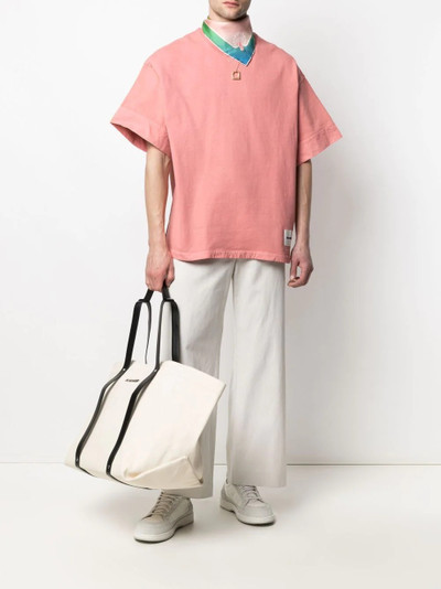 Jil Sander logo-patch T-shirt outlook