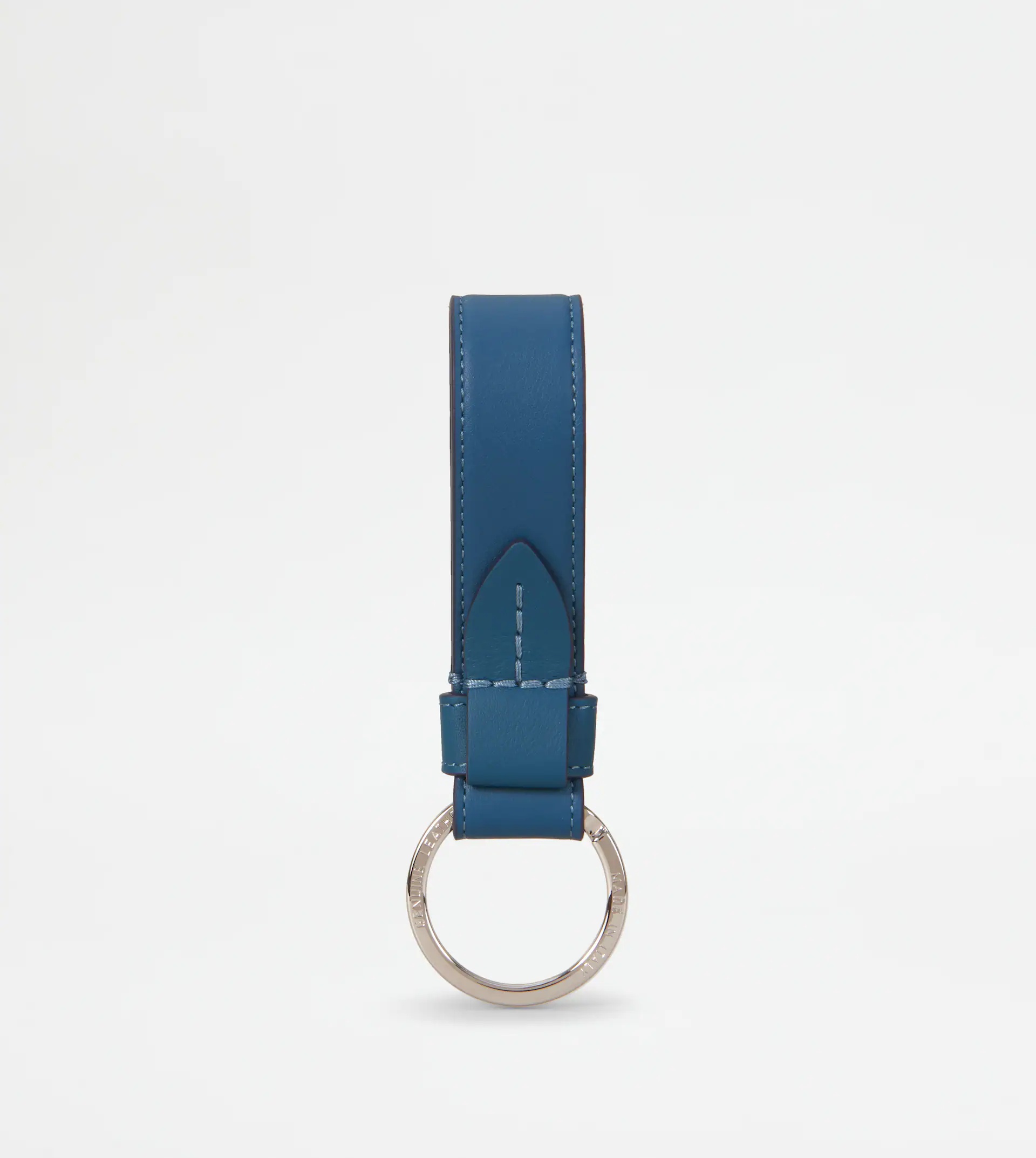 LEATHER KEY HOLDER - BLUE - 1