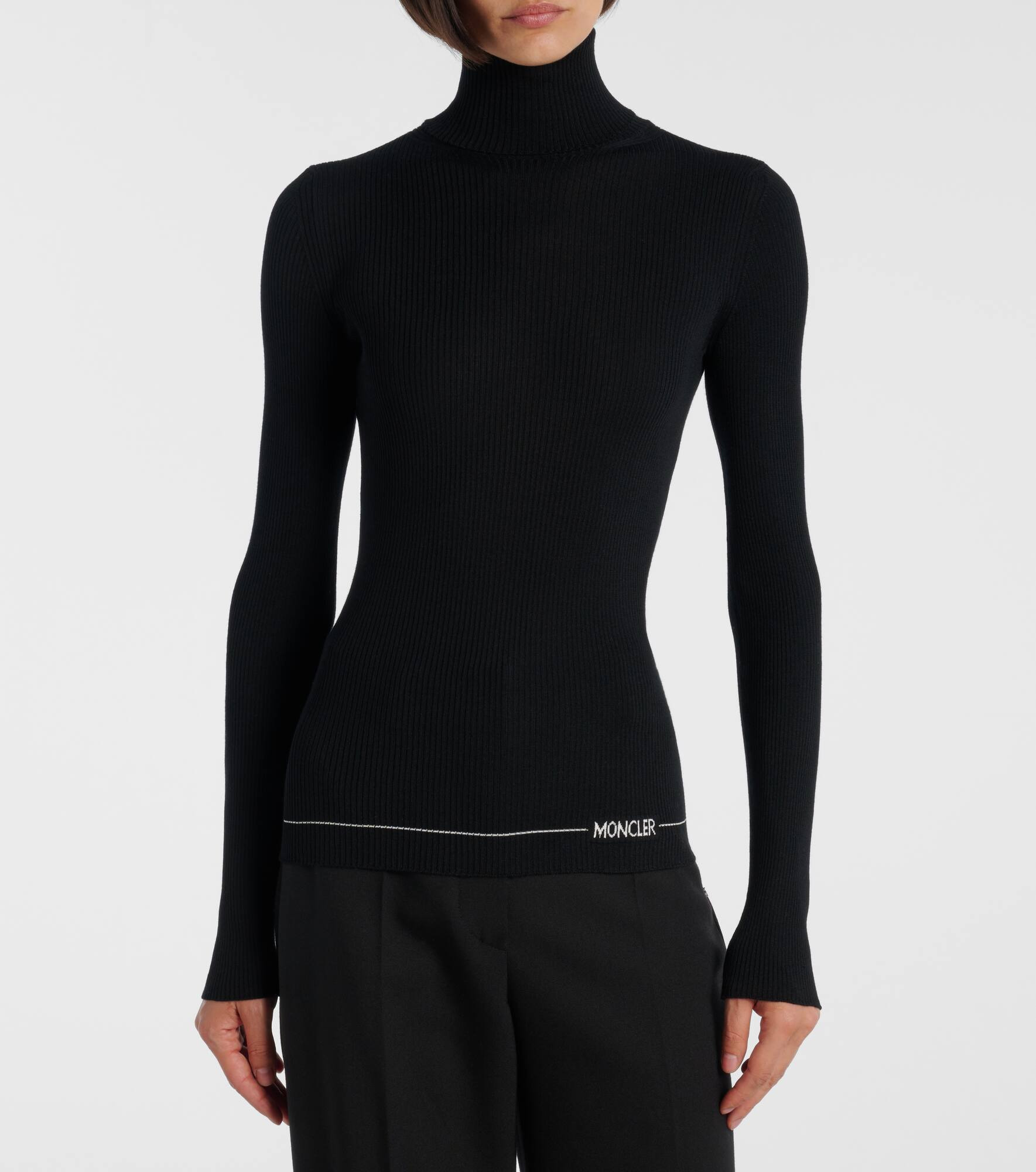Virgin wool turtleneck sweater - 6