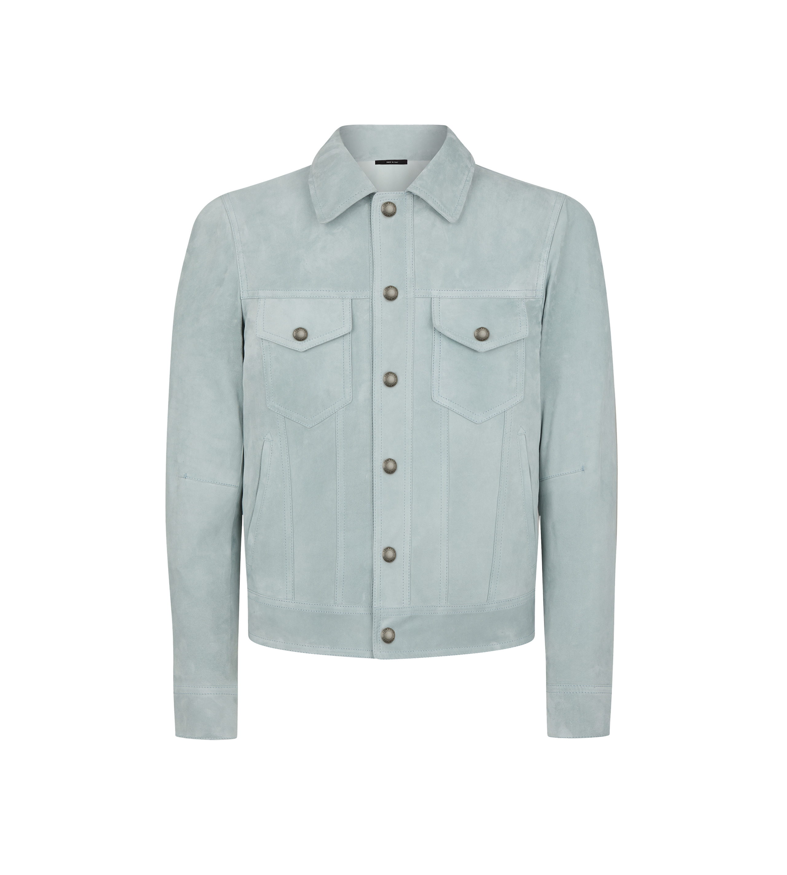 SOFT SUEDE JEAN JACKET - 1