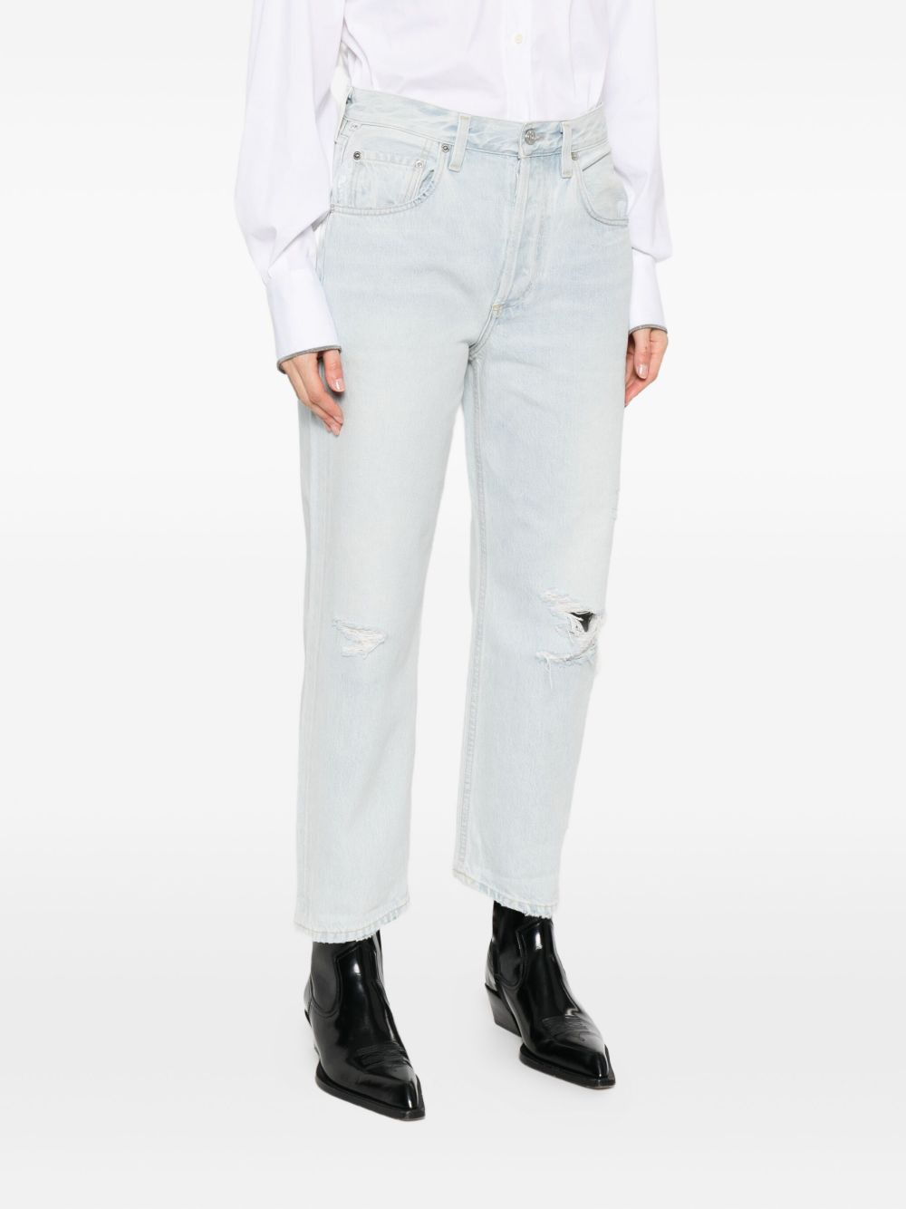 distressed jeans - 3
