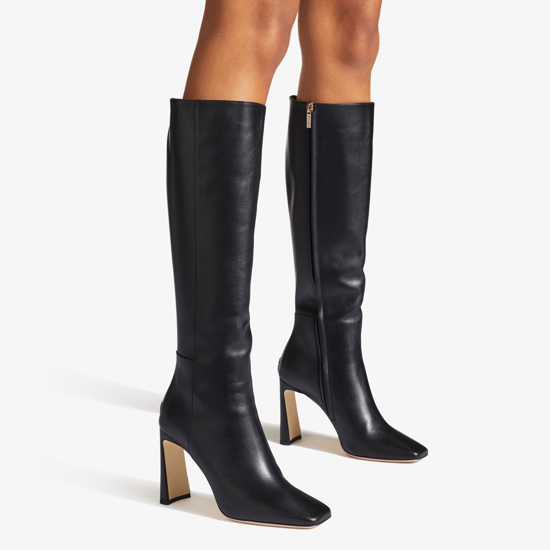 Kinsey 95
Black Calf Leather Knee-High Boots - 2