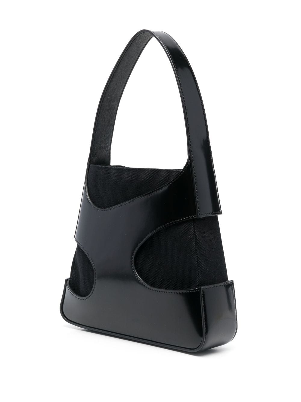 cut-out leather shoulder bag - 3