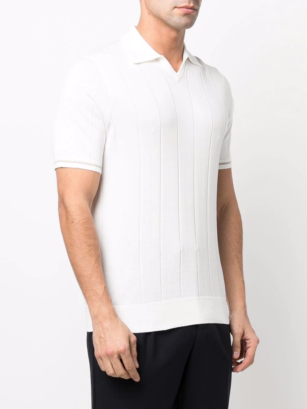 slim-fit short-sleeve polo shirt - 3