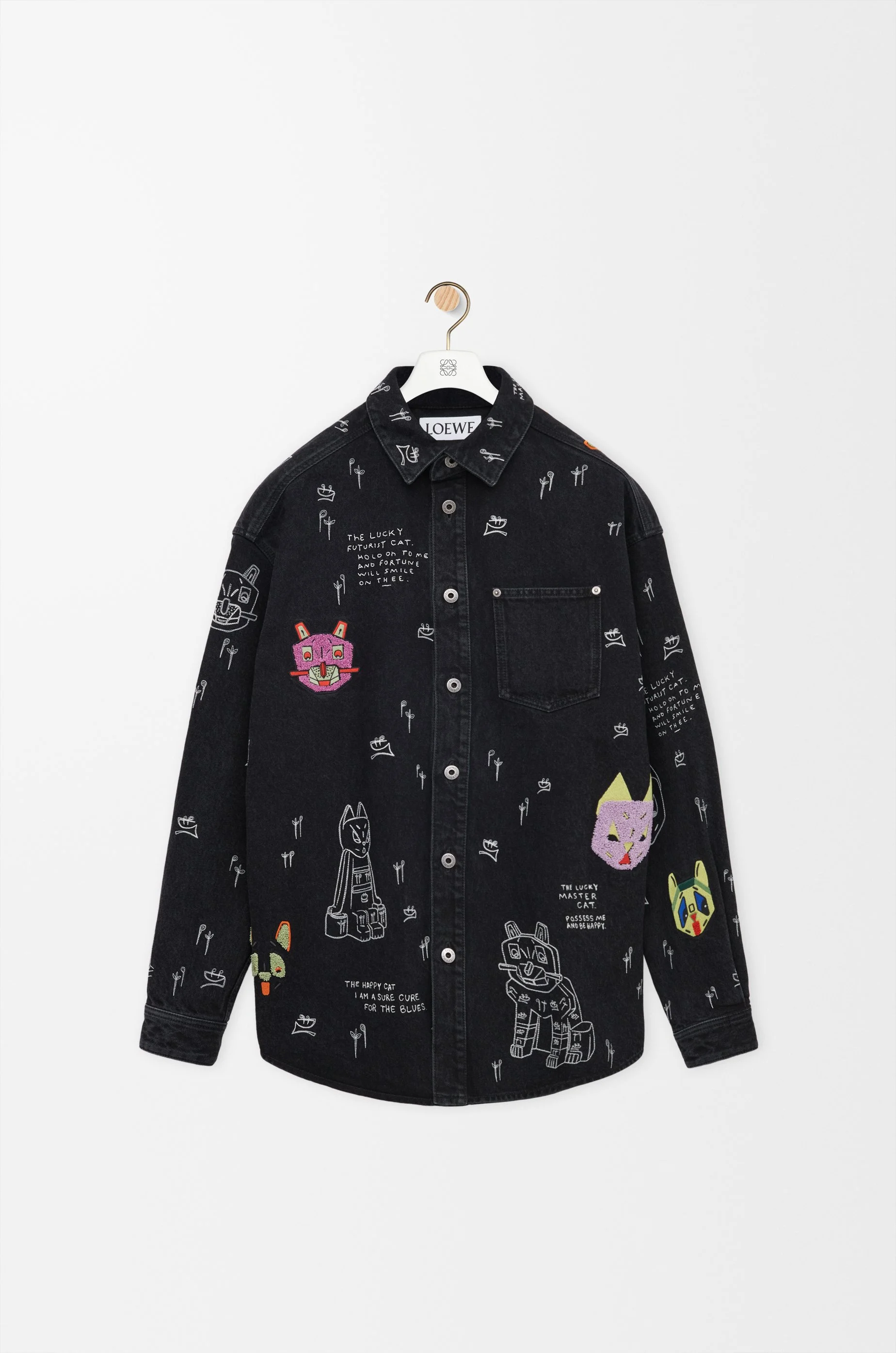 Overshirt in denim - 1