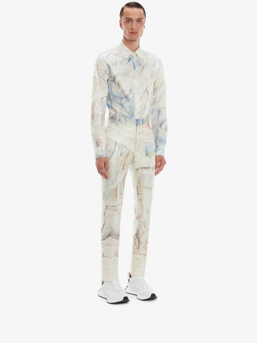 William Blake Dante Print Shirt in Multicolor - 3