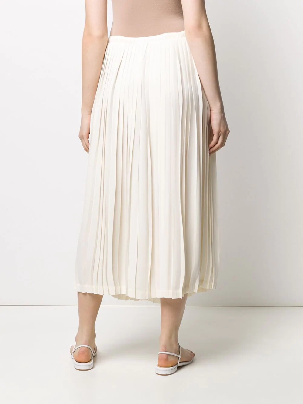 pleated midi skirt - 4