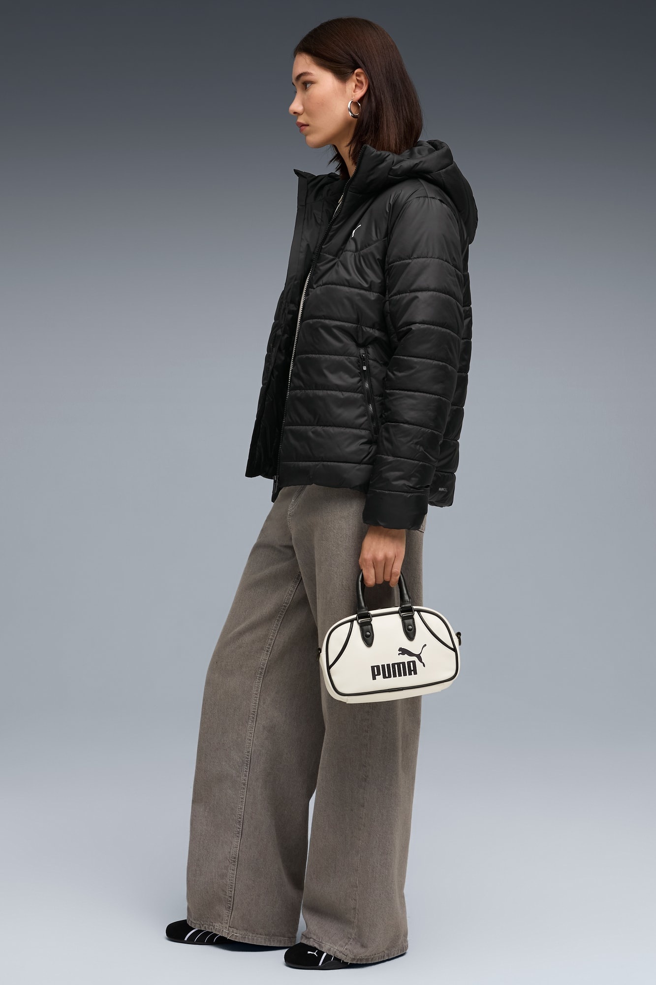 ESS Hooded Padded Jacket Women - 5