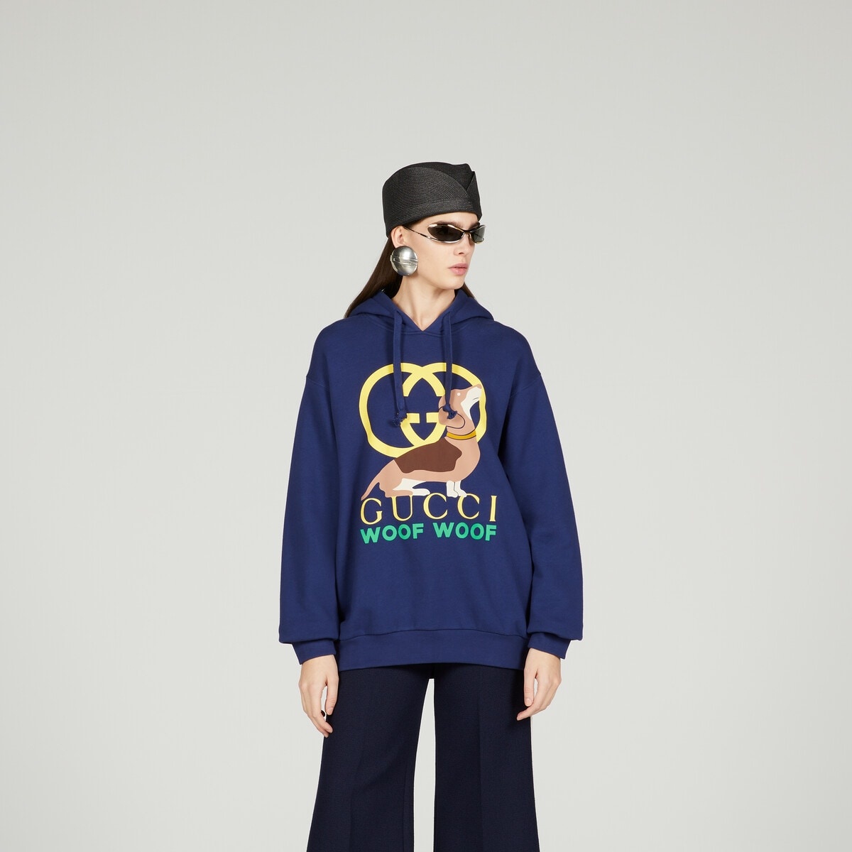 【国内発送★GUCCI】“GUCCI WOOF WOOF” コットン Tシャツ 国内発送☆GUCCI】“GUCCI WOOF WOOF” コットン Tシャツ (GUCCI/T