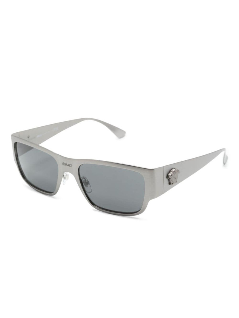 VERSACE Medusa-plaque rectangle-frame suglasses outlook