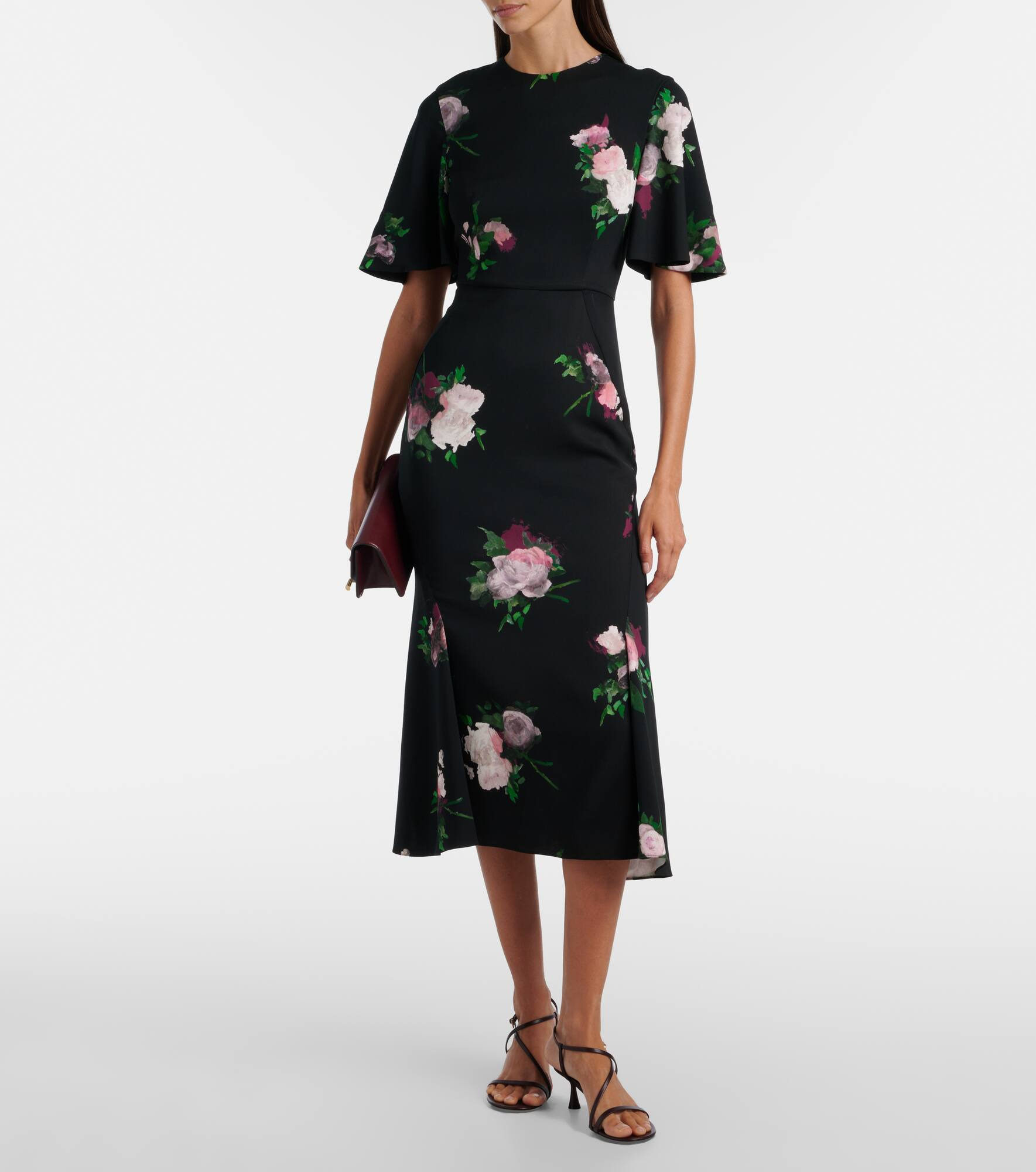 Floral midi dress - 2