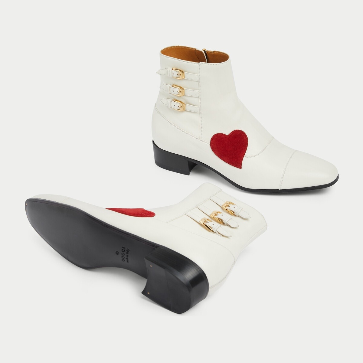 Gucci HA HA HA boot with buckles - 6