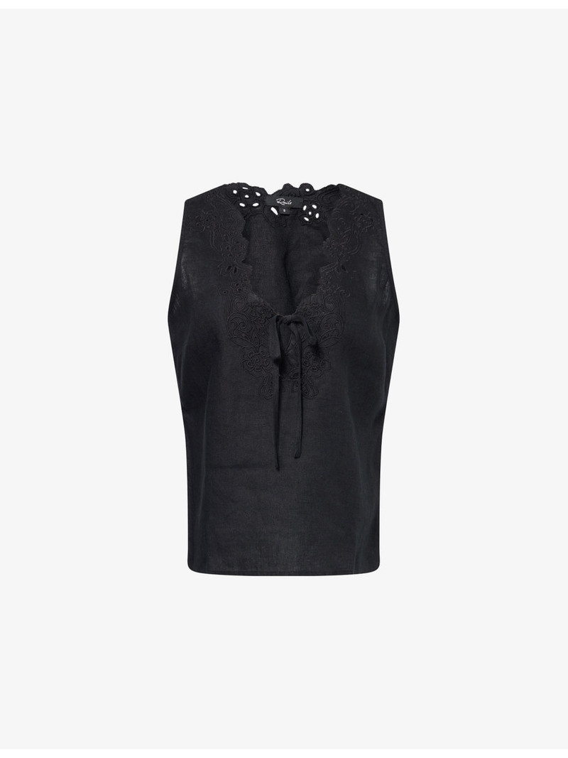 Cornelia Sleeveless Cotton Top 1
