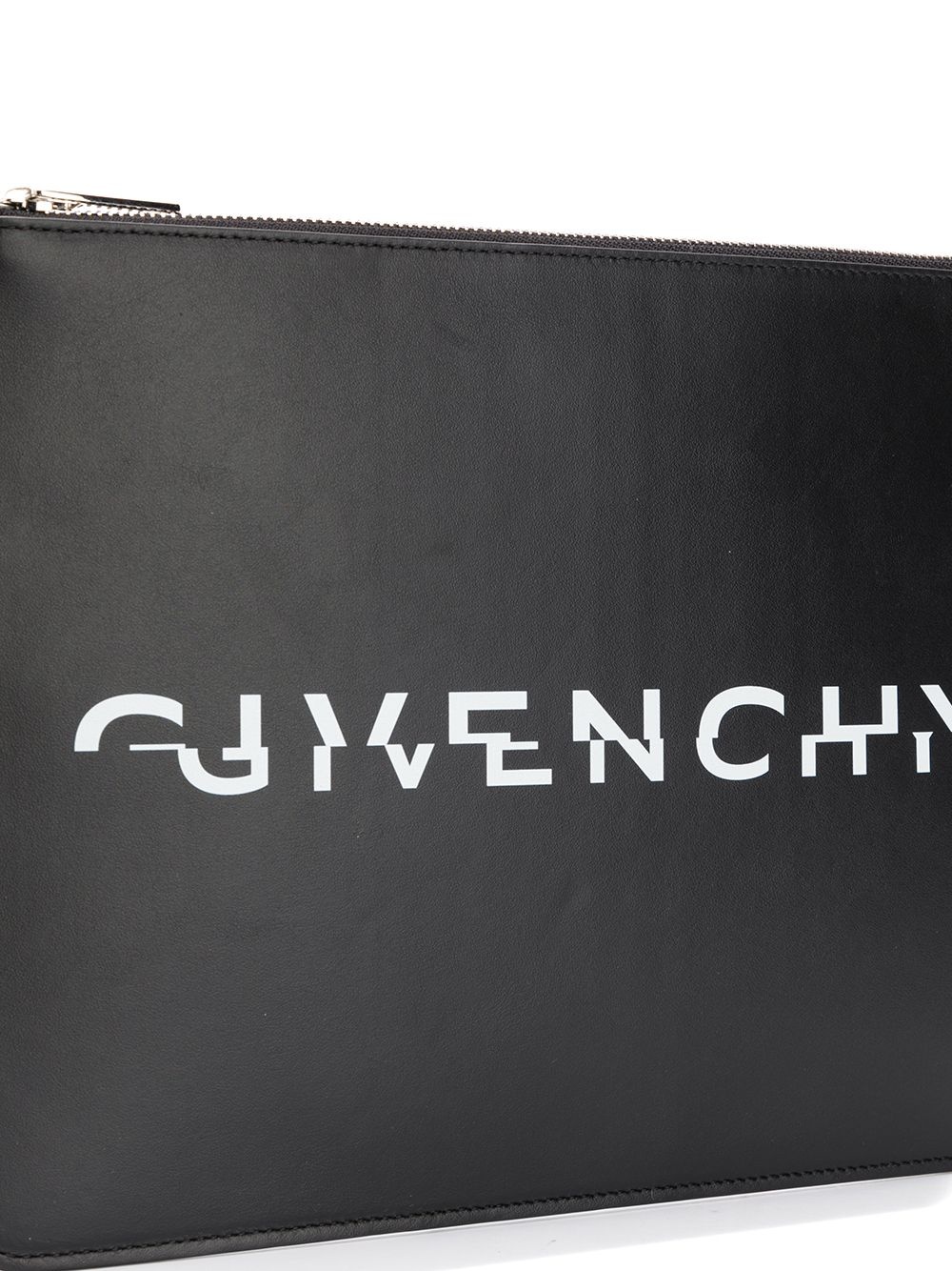 logo print clutch - 4