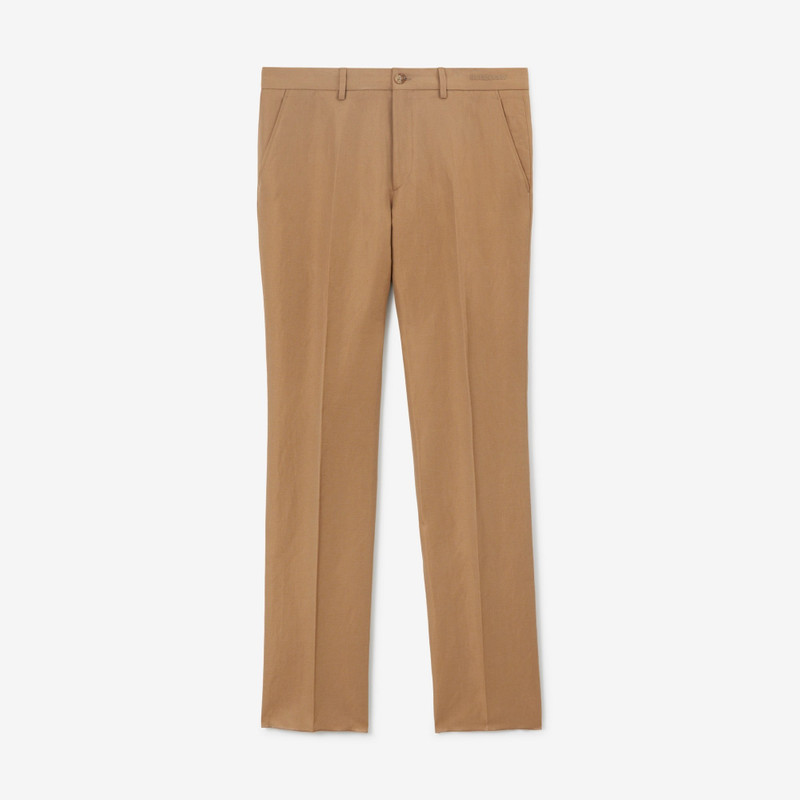 Wool Linen Tailored Trousers 1