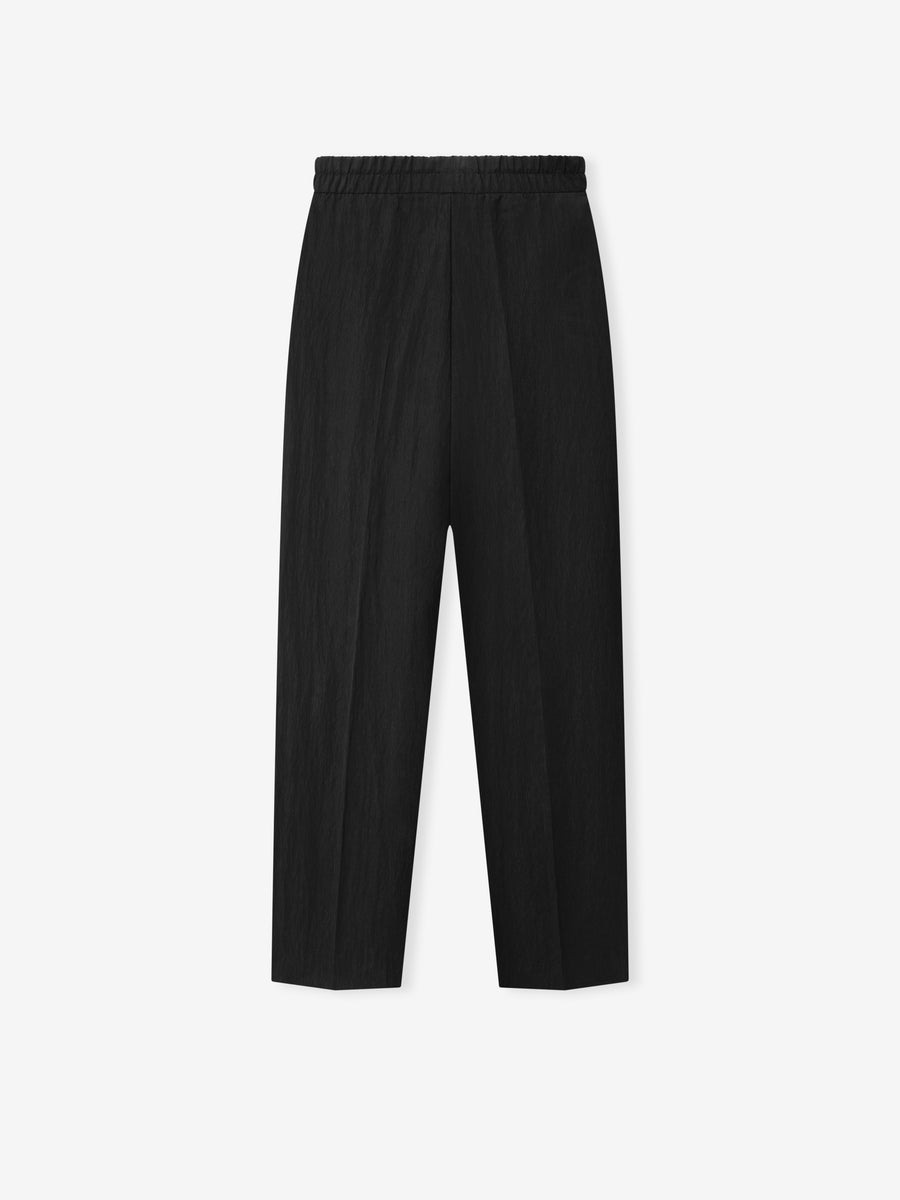 Tencel Nylon Drawstring Straight Pant - 2