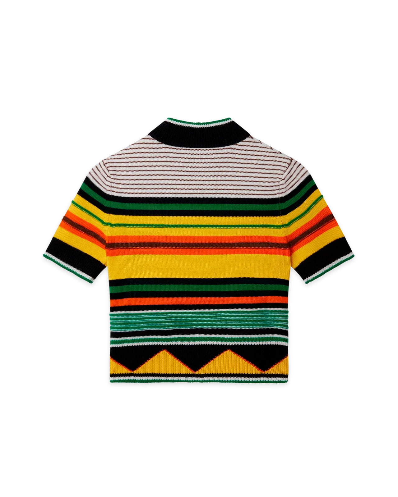 Knitted Striped Shirt - 1