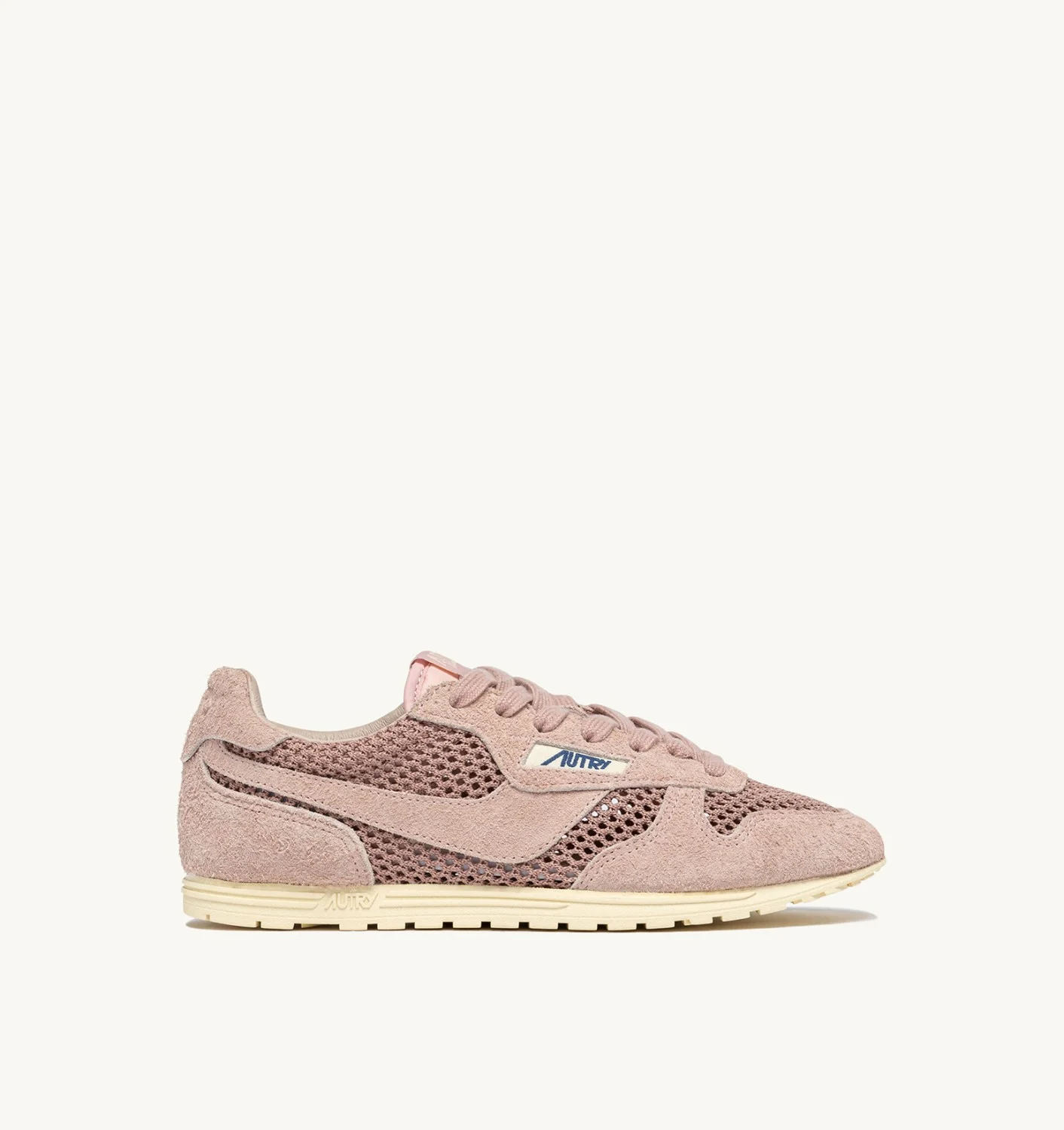 WINDSPIN SNEAKERS IN SILK MESH AND SUEDE - 1