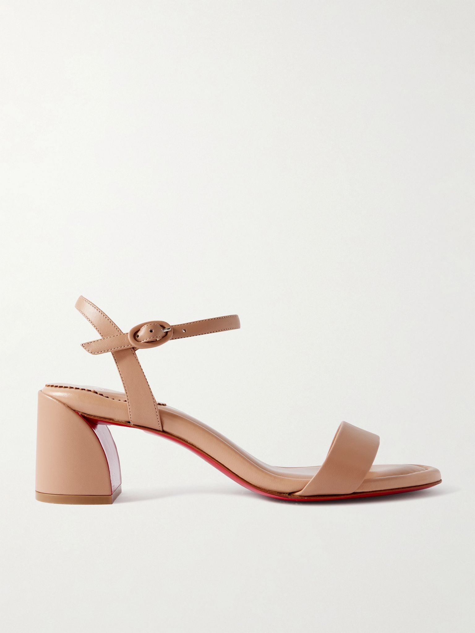 Miss Jane 55 leather sandals Beige - 1