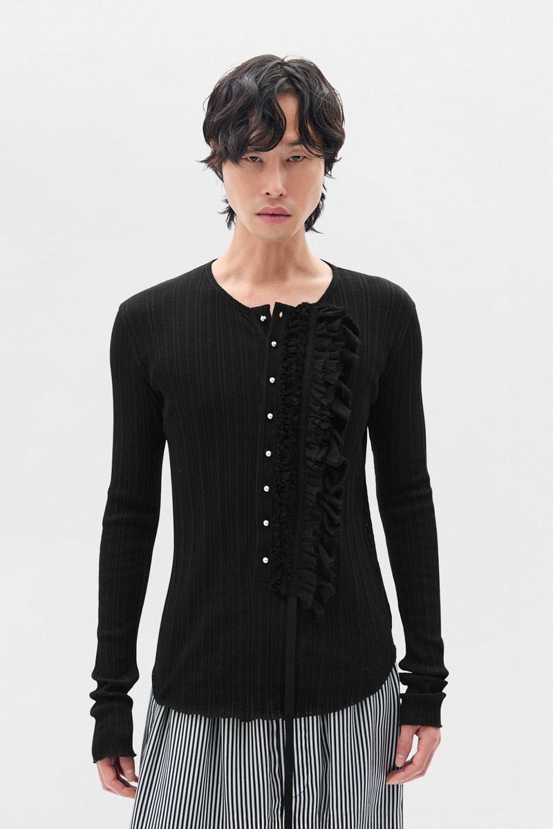 Maris Long Sleeves Serafino Top 1