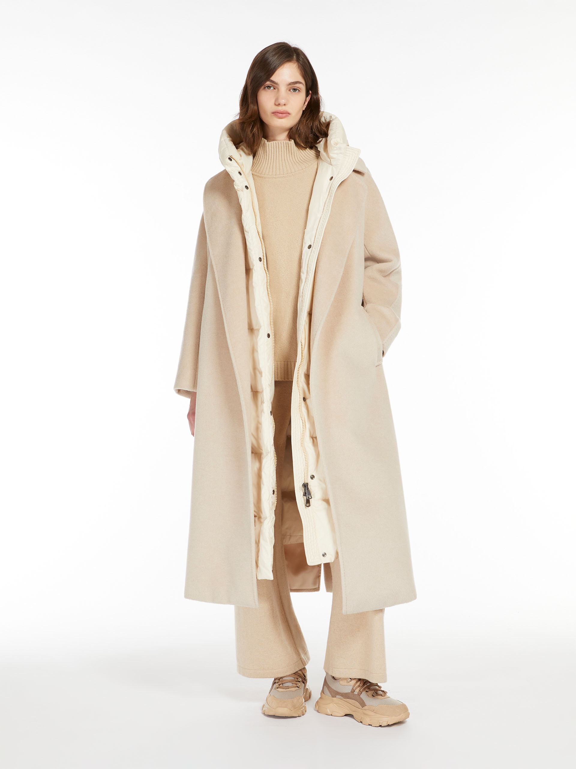 TEMPERA Wool and alpaca robe coat - 2