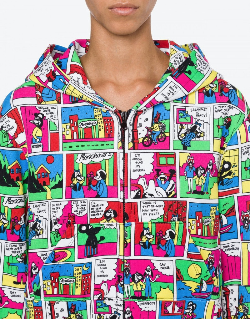 MOSCHINO COMICS COTTON SWEATSHIRT 4