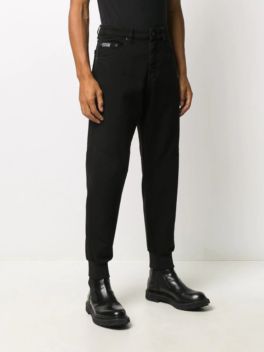 mid-rise tapered jeans - 3