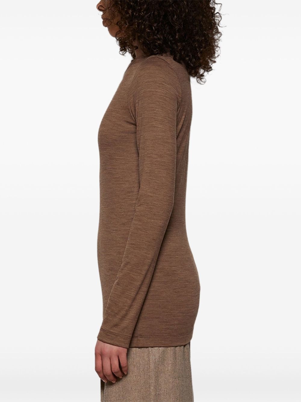 logo-embroidered T-shirt - 4