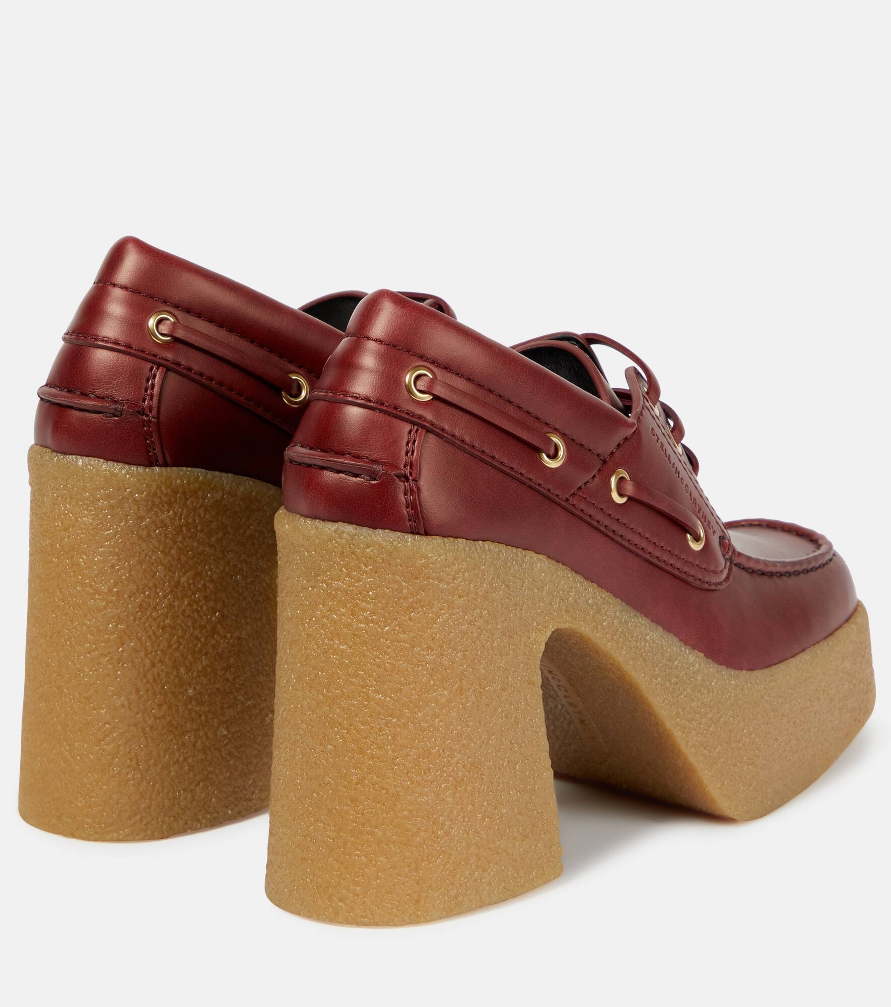 Skyla faux leather loafer pumps - 3