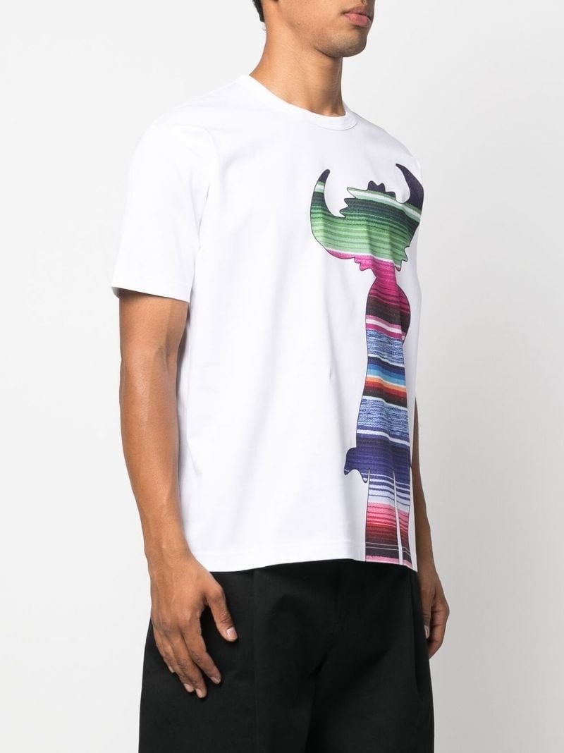graphic-print crewneck T-shirt - 3
