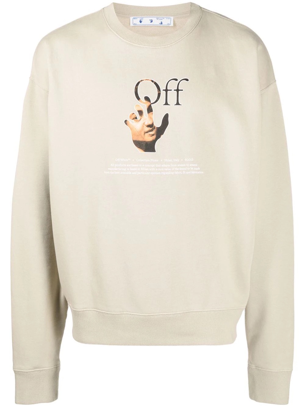 Caravaggio Hand logo sweatshirt - 1