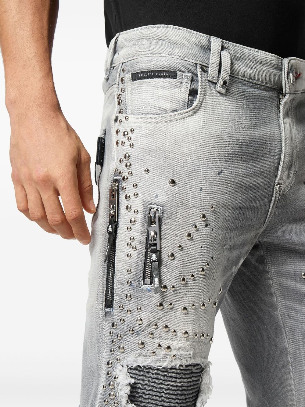 studded jeans - 5