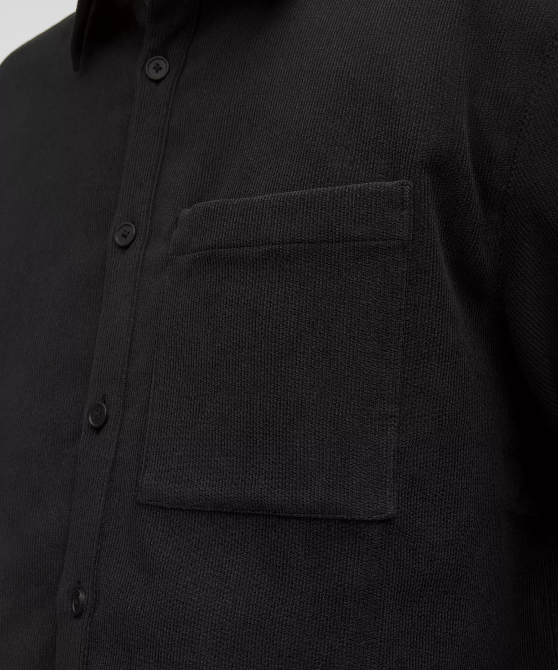 Corduroy Relaxed-Fit Long-Sleeve Button-Up Shirt - 6