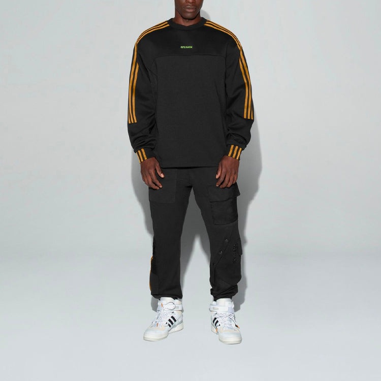 adidas originals x Ivy Park Crossover Cargo Sweatpants Couple Style Black H38828 - 6