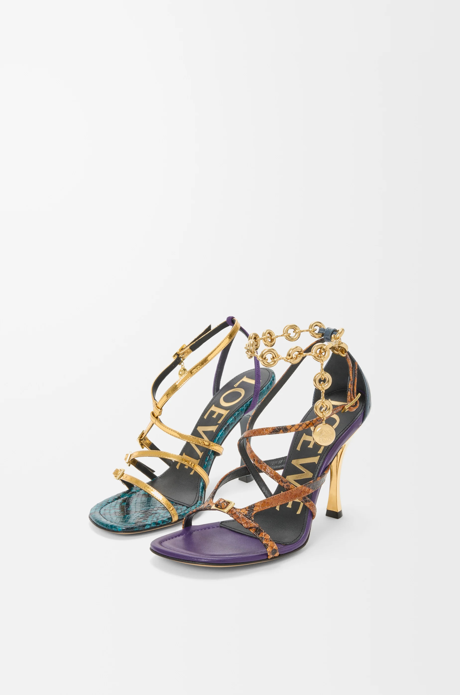 New Comic sandal in mixed leather - 3