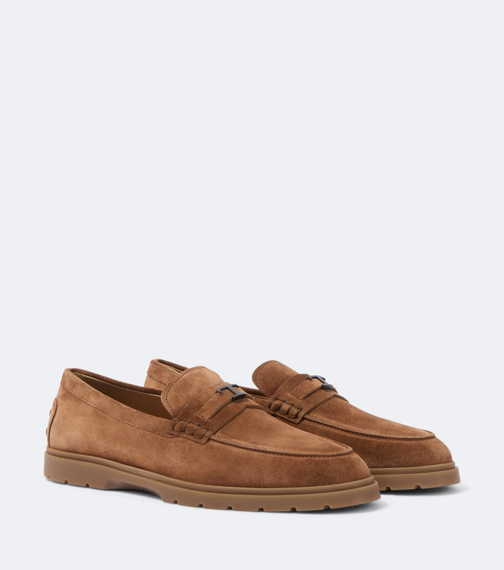 Suede penny loafers - 1
