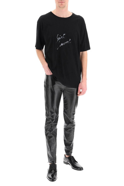 SAINT LAURENT LOGO PRINT T-SHIRT outlook