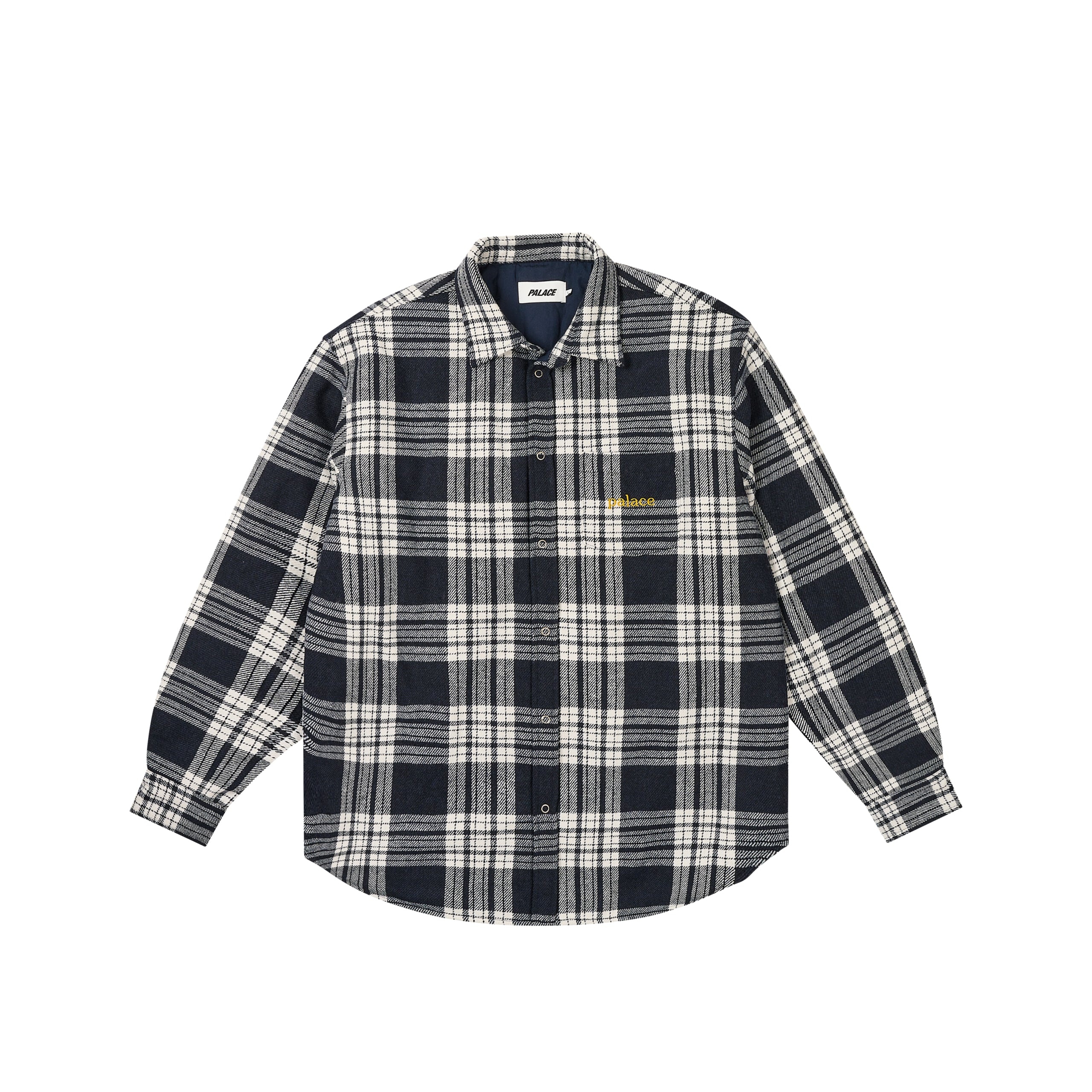 CHECK INSULATED SHIRT NAVY - 1