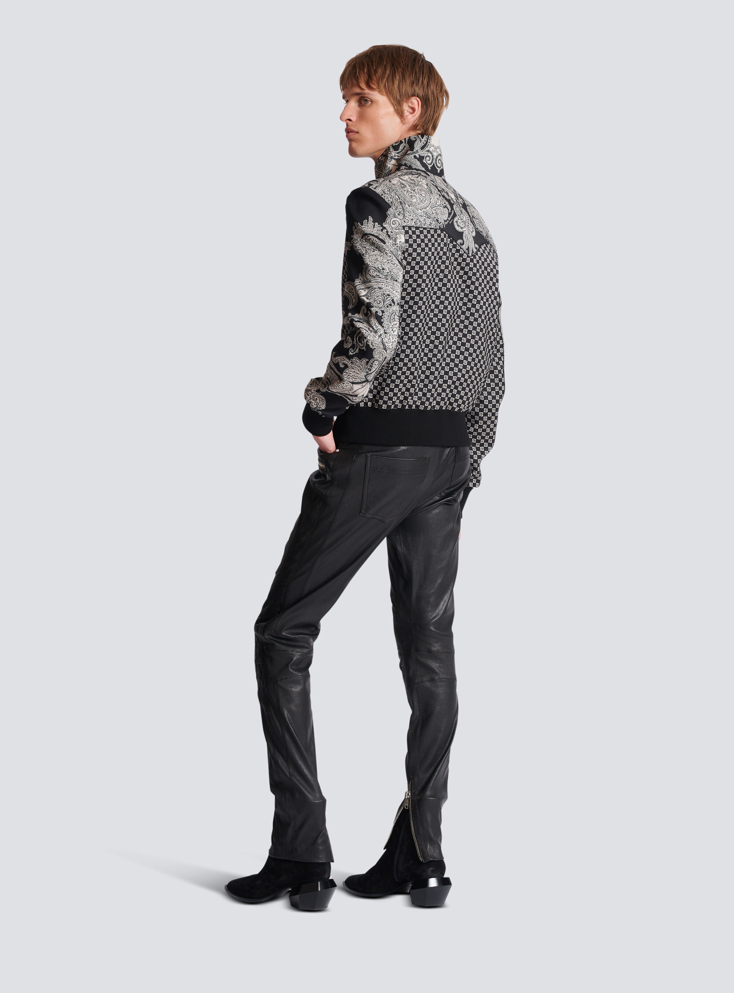 Mini monogram and paisley bomber jacket - 4