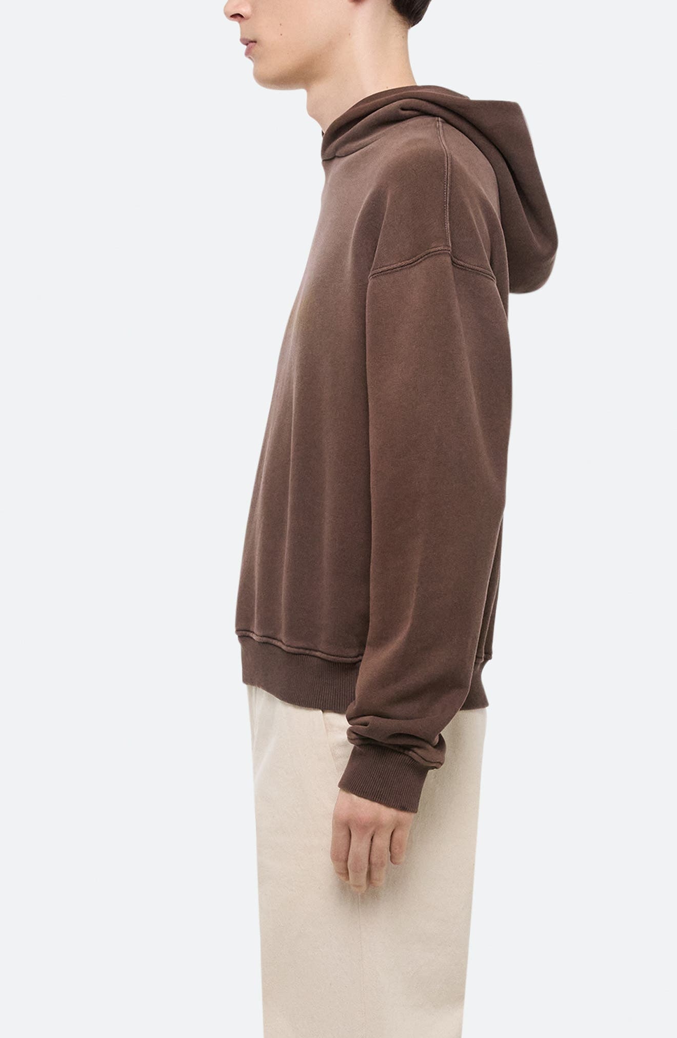 Helmut Lang Lazer Studio Hoodie in Espresso - 3