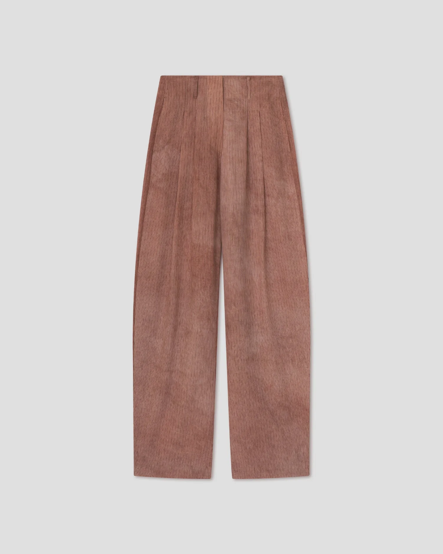 Striped Organza Barrel-Leg Pants - 1