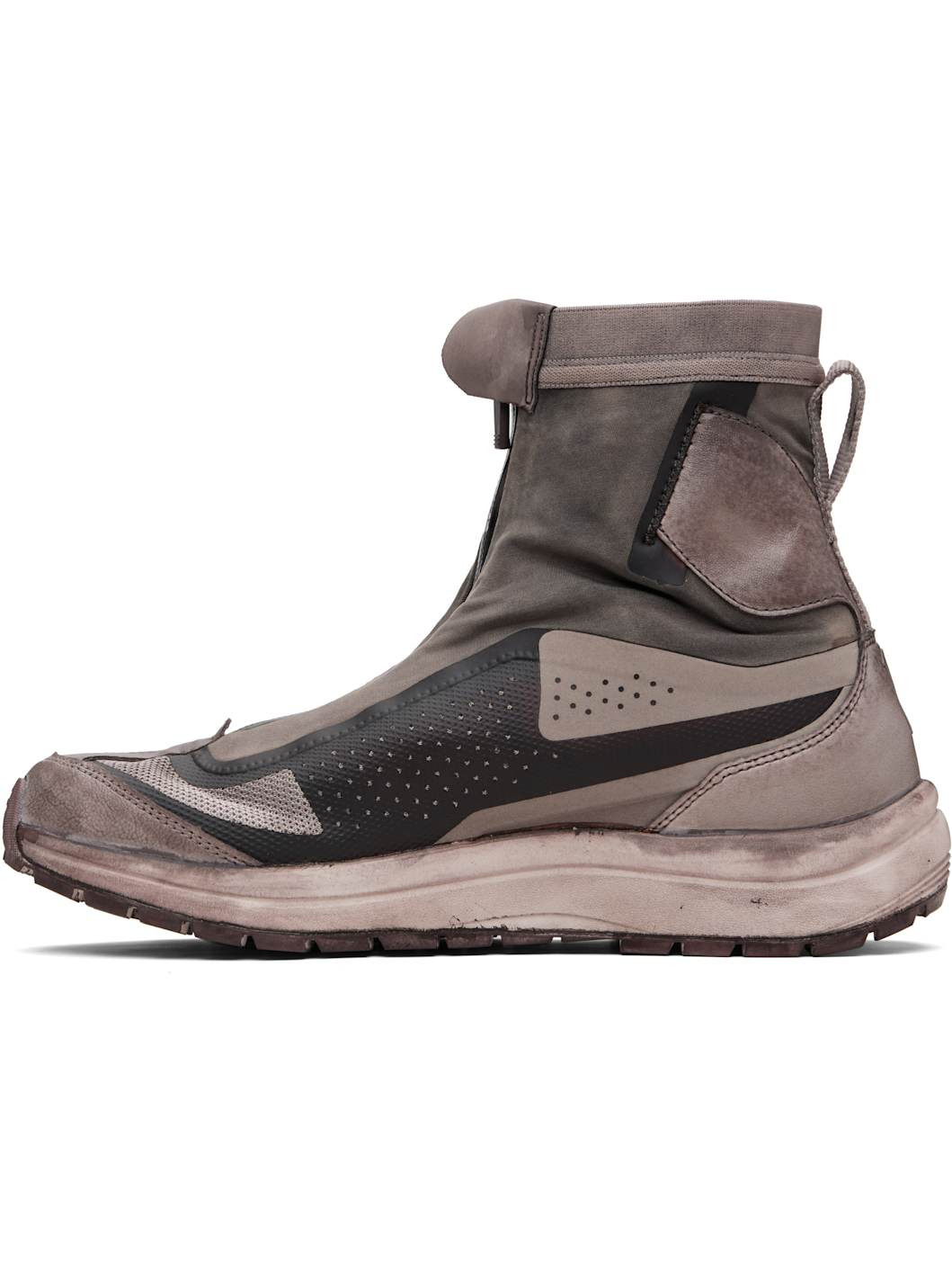 Taupe Salomon Edition Bamba 2 High V2 Sneakers - 3