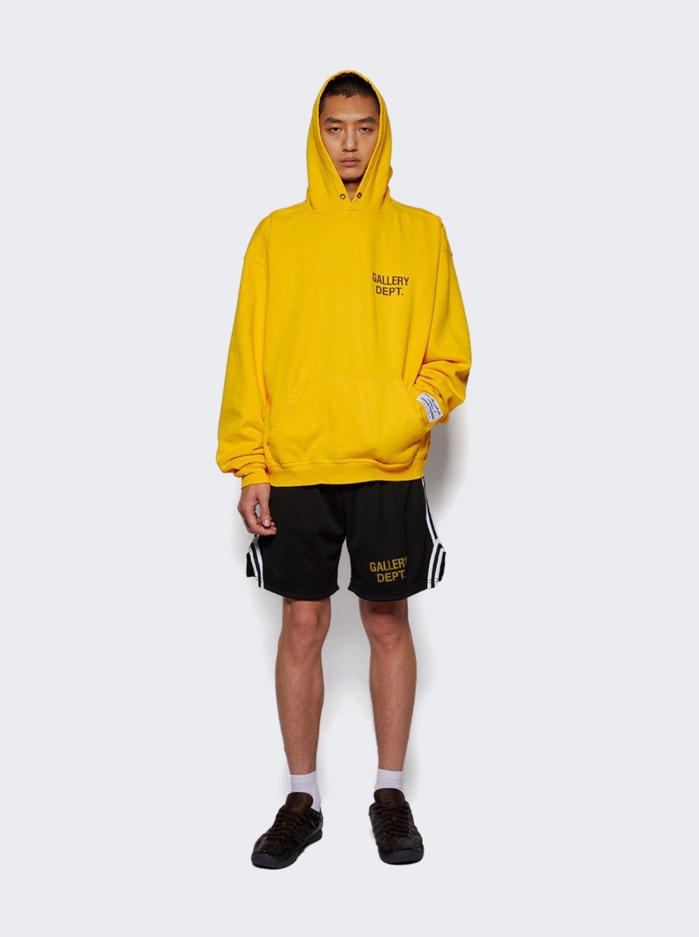 90s Gd Logo Hoodie Gold - 5
