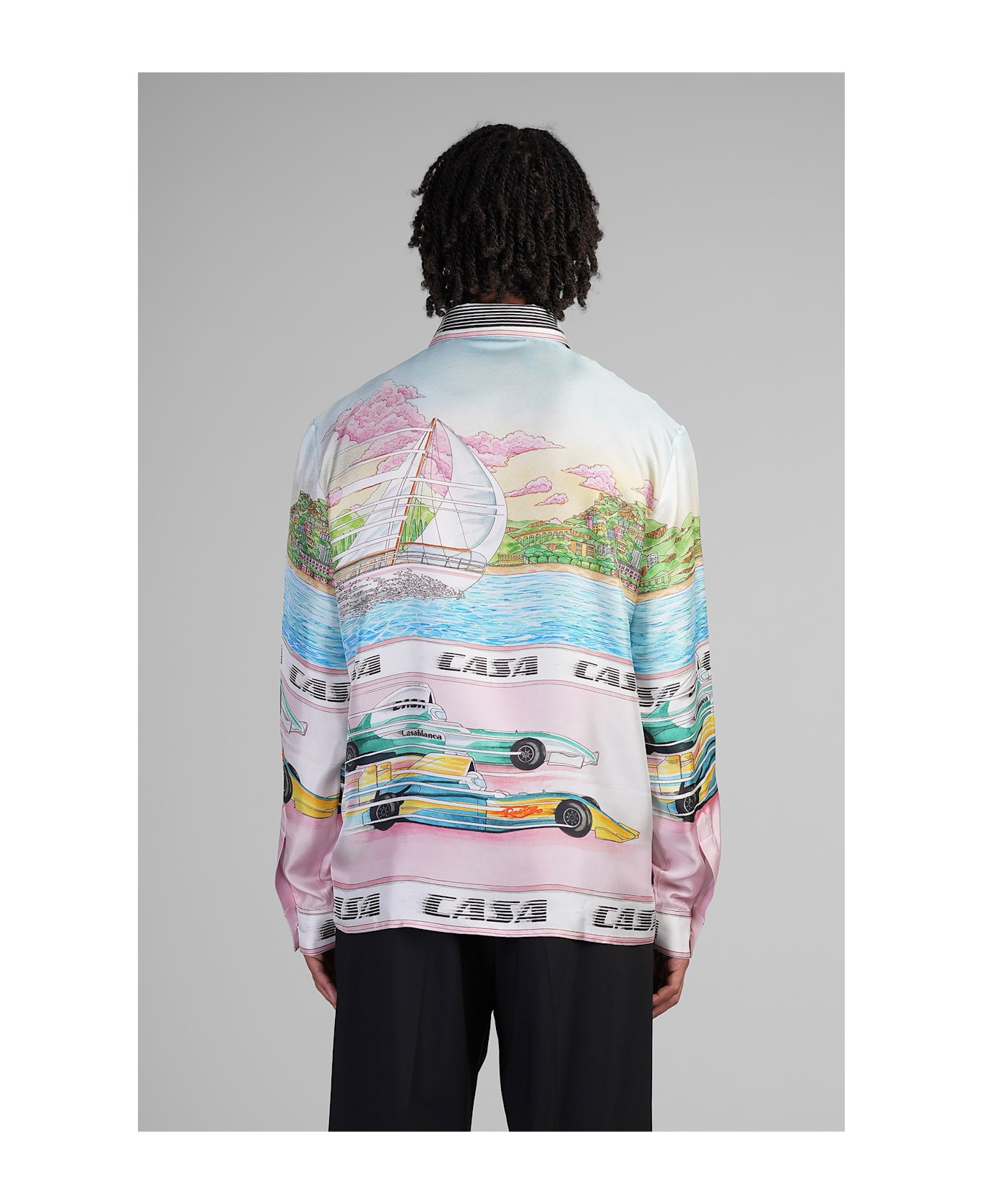 Shirt In Multicolor Silk - 3