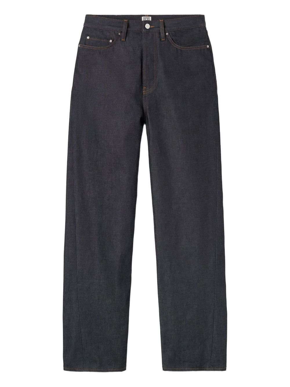 cotton raw-denim jeans - 1