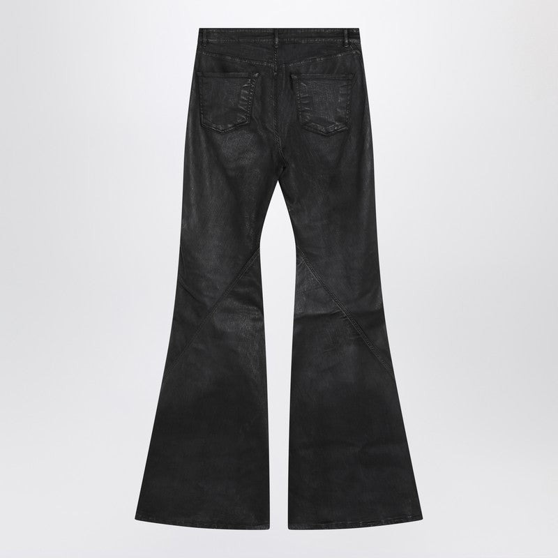 Drkshdw Black Coated Bootcut Jeans Men - 2