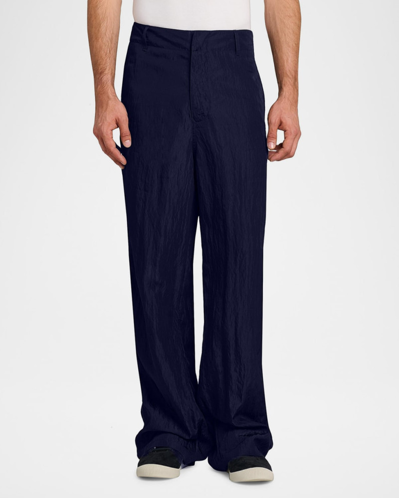 Men's Crinkled Viscose Trousers 3