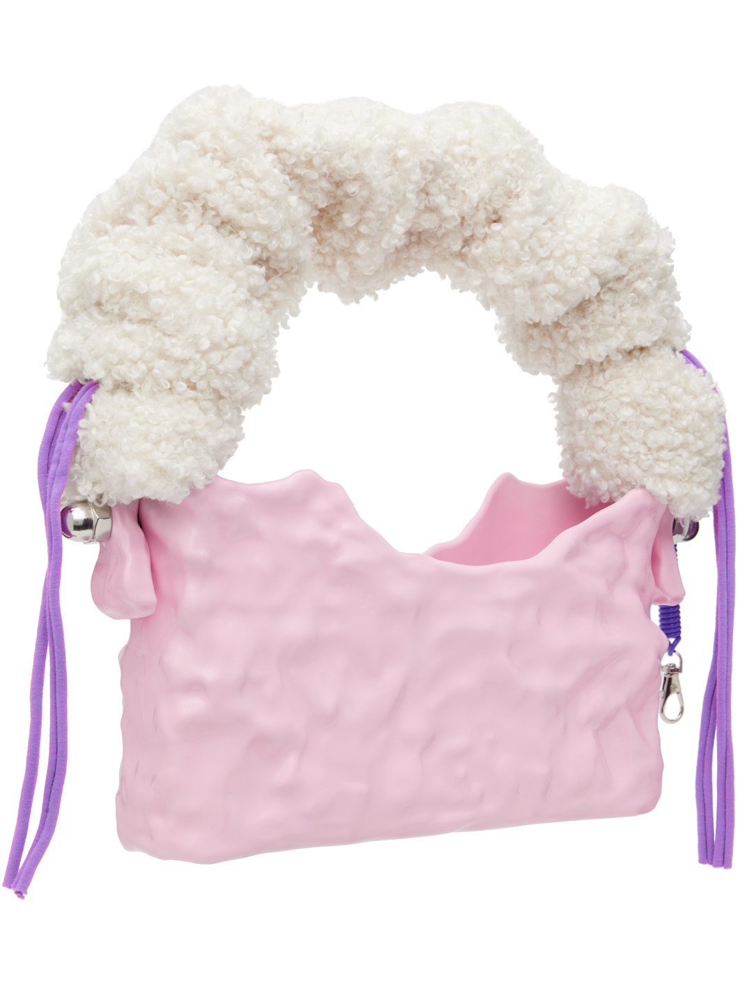 Purple Signature Baguette Bag - 3