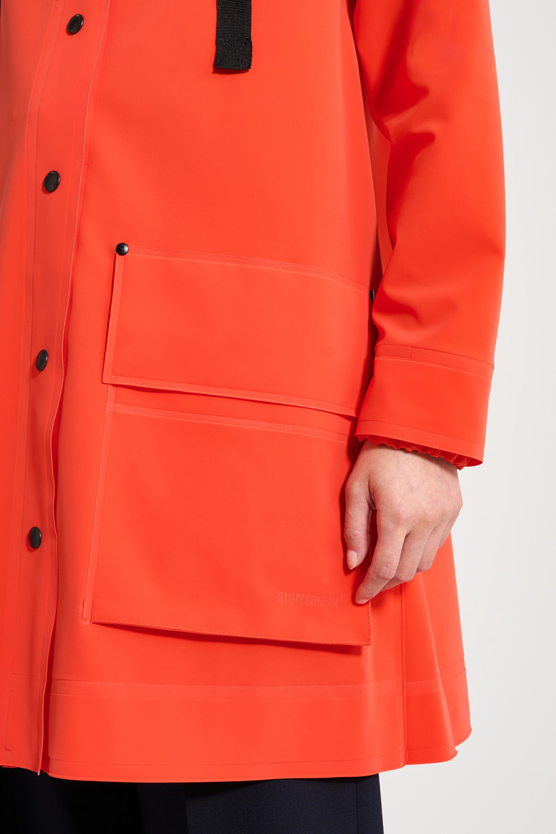 Stutterheim Mosebacke 15 Raincoat Fade Red outlook