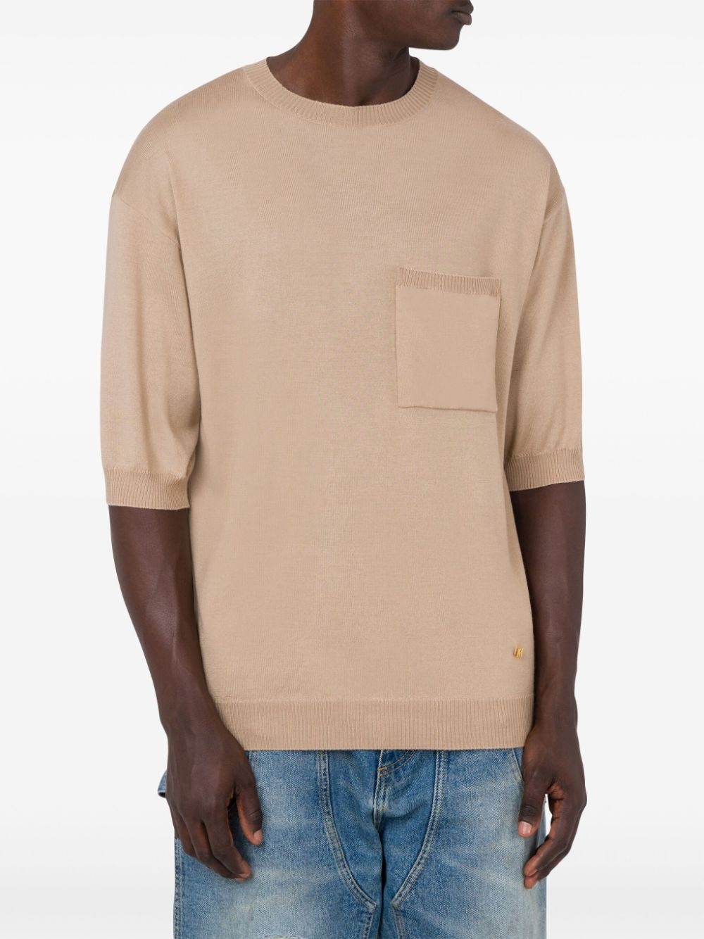 fine-knit T-shirt - 2